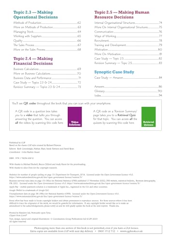 GCSE Business Edexcel Revision Guide (with Online Edition, Videos & Quizzes): for the 2026 and 2027 exams (CGP Edexcel GCSE Business)
