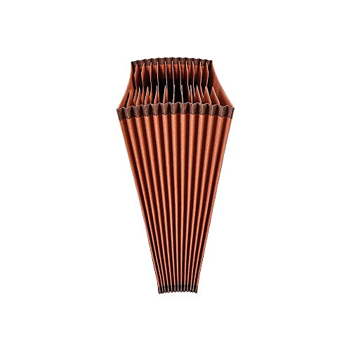 Staples 595369 Heavy-Duty Expanding File Jan-Dec Index Letter Size Brown #TOP3