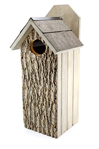 Uncle Dunkels Premium Wood Duck House- Box For Nesting- Hand Made In The Usa-Pine Shavings- Mounting Hardware- Prefinished Ready To Install #TOP2