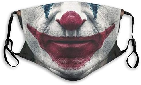 Briroarke Funny Jokers Smiling Clowns Meme Lips Windproof Antidust Face Comfortable Mouth Reusable For Work School M