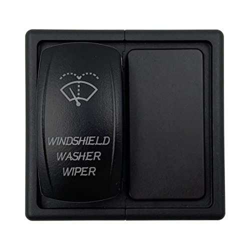 Image of 2 Gang Rocker Switch Panel Plastic Housing Holder Kit for ARB Carling Style 4X4 Automotive Boat Marine Yacht Caravan Camper Dash
