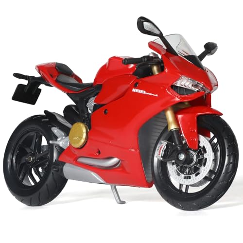 Image of 1:12 Motorcycle Model for Ducati 1199 Panigale Alloy Diecast Motorcycle Model Toy Mini Moto Gift(Red)