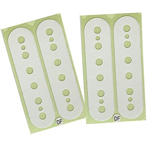 Pickup Stickers for Humbucker // DiMarzio DP100 F-Spaced - White Cover