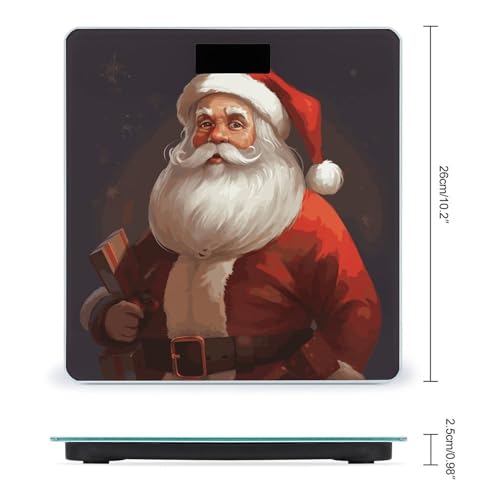 Báscula Digital de Baño Santa Claus con Pantalla Grande miniatura 2