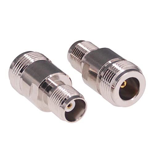 Adaptateur TNC femelle vers N coaxial RF connecteur robuste F152-2 x2