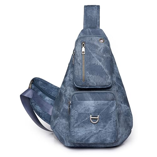 Sac à bandoulière pour femme Morain en cuir PU grand format