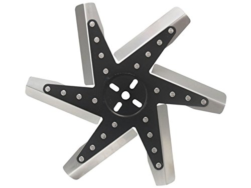 Derale 19115: Fan, Flex-Type, High Performance, Clockwise, 15 in. Diameter, Stainless Steel Blades/Steel Hub, Universal,Each
