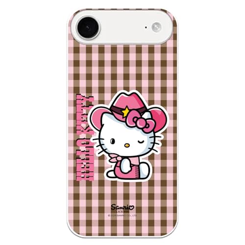 LA CASA DE LAS CARCASAS - Custodia Ufficiale Hello Kitty per iPhone - Custodia Compatibile con iPhone, Cover iPhone, Carcasa con Licenza Ufficiale - Custodia in Silicone Hello Kitty (Cowkitty, iPhone