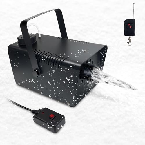 Telbum Snow Machine, 800W Snow Making Machine, Wireless Remote Control Artificial Snowflake Machine...