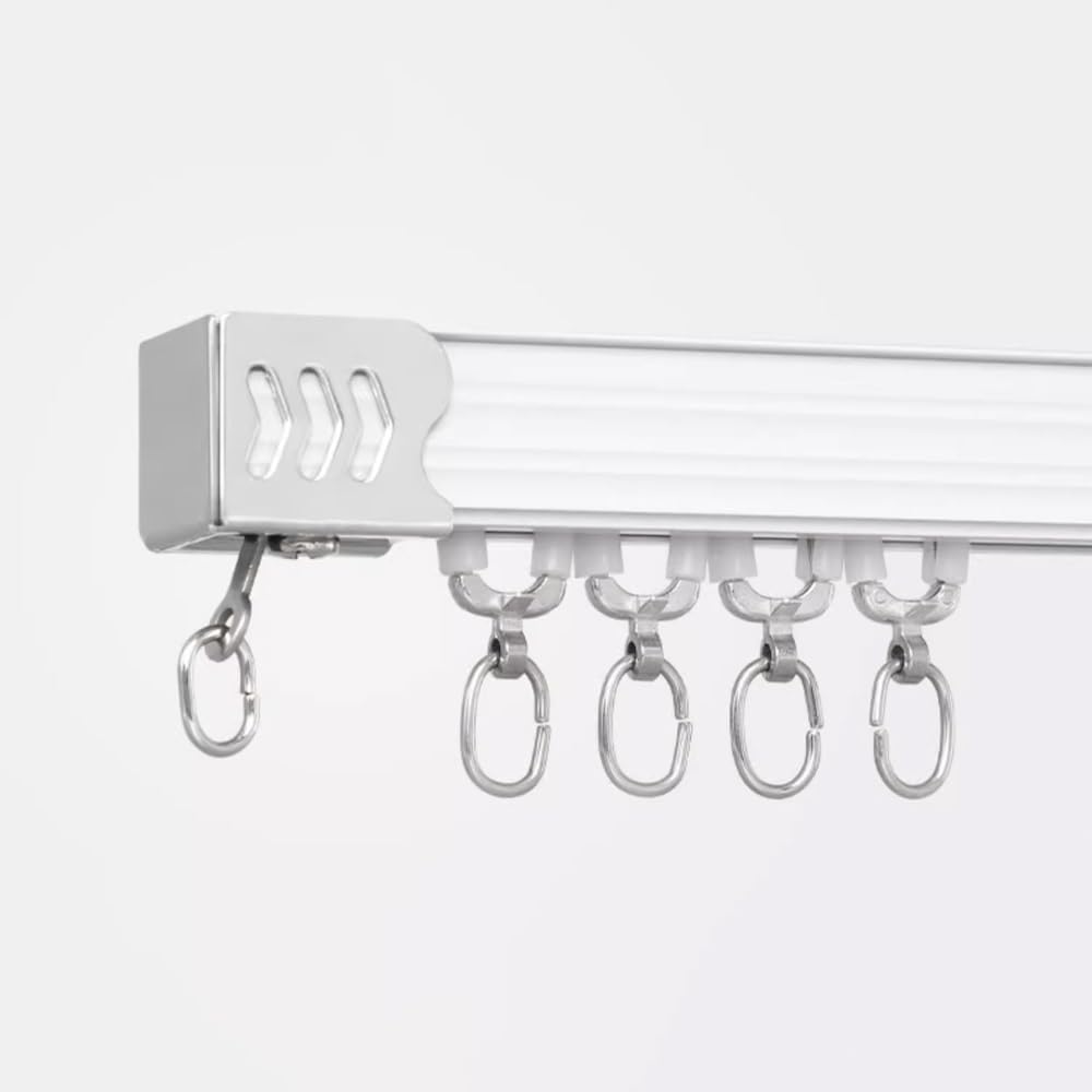 Tringle à rideau de plafond en aluminium à fixation supérieure invisible