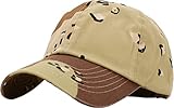 KB-LOW DES Classic Cotton Dad Hat Adjustable Plain Cap. Polo Style Low Profile (Unstructured) (Classic) Desert Camo Adjustable