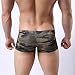 Banmave Men's Underwear Boxer Briefs with Pouch Camo Low Rise Breathable Trunks Fashion Athletic Underpant For Daily Wear Camouflage Large