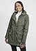 OXMO OXBella Damen Parka Übergangsmantel Lange Jacke mit Kapuze Pattentaschen Regular fit, Größe:M, Farbe:CLIMB IVY (793785)
