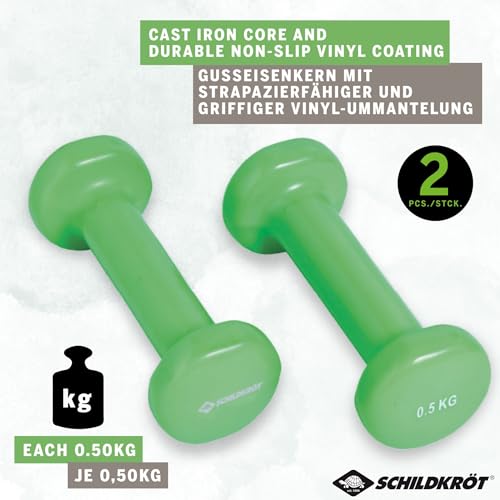 Schildkröt Vinyl Hanteln 0,5kg Set, 960204