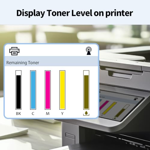Image of greencycle 067H Toner Cartridge Set 4 Pack Compatible for Canon 067H 067