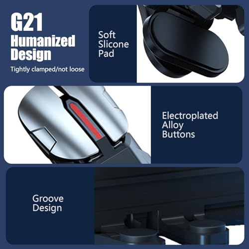 Disparadores De Juegos Móviles - Gamepad Para Smartphones, Controladores De Gamepad Móvil | Botones De Disparo De Juego De Teléfono, Accesorios Para Juegos Móviles, Controlador De Juego Ergonómico - imagen 8