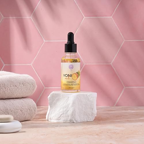 Image of Magic V Yoni Oil for Women - Organic Feminine Care Vaginal Moisturizer, pH Balance & Odor Control, Soothes Ingrown Hair & Razor Bumps - Pineapple Scent