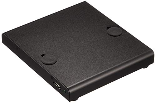 SilverStone Technology 71090 Technology SST-PTS01B - Externes USB 3 Super-Speed Intel-NUC Festplatten-Gehäuse für 9,5 mm dicke 2,5' SATA-III-HDDs oder SSDs, kompatibel mit allen VESA-fähigen Monitoren, schwarz