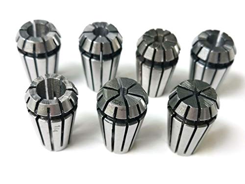 Mandril de fresagem de torno CNC ER32 de 0,95 mm, 1/8 de polegada, 1/2 de polegada, 1/2 de polegada,