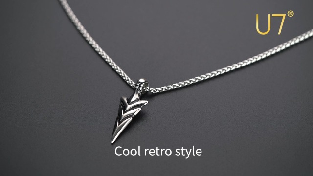 3-Piece Arrow Pendant Necklace Set - Gothic Punk Jewelry For Women & Men - View #8
