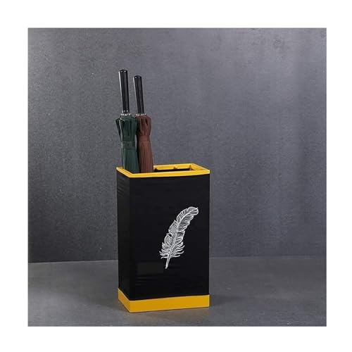 Porte-parapluies moderne en métal rectangulaire pour éviter les sols mouillés - 4