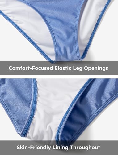 Image of PATPAT Family Matching Swimsuits: Mommy and Me One Shoulder Colorblock Bathing Suits One Piece Swimwear Sets