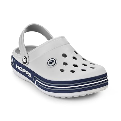 Image of Hoppa Trio Clogs for Men, Extra Soft EVA Moulded Slip-On Clogs | Lightweight, Cushioned, Water-Resistant & Non-Slip | Everyday Casual Footwear