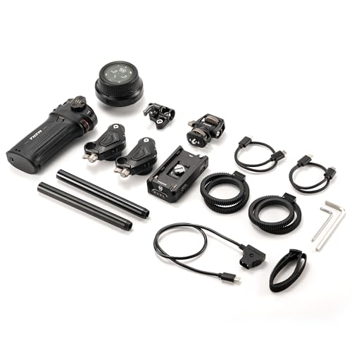 Image of Tilta Nucleus Nano II Control Handle Kit - Wireless Lens Control System | Includes Hand Wheel, 2 Motors, Power Handle + More | Wireless Zoom, Focus, Aperture Control | Follow Focus | Touch Screen