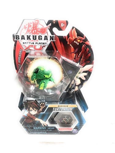 Bakugan, Turtonium, 2-inch Tall Collectible Transforming Creature, for Ages 6 and Up