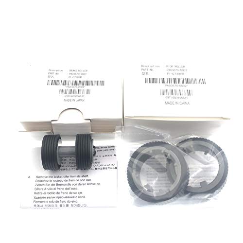 OKLILI - Conjunto de rolos de freio compatível com fi-7160/fi-7260/fi-7140/fi-7240/fi-7180/fi-7280 f