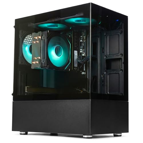 Image of LXZ Gaming Desktop PC,Ryzen 5 5600GT 6-Core Processor, 16GB DDR4 RAM, 1TB M.2 NVMe SSD, Radeon Vega 7 Graphics, Prebuilt Tower Computer for Office & Casual Gaming