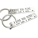 Produktbild Dontdo Unisex Schlüsselanhänger, I Love You More The End, Buchstaben-Schlüsselanhänger, Valentinstags-Geschenk 1#