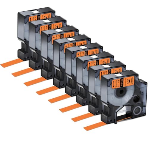 5 10PK 9 �~�����[�g�� 12 �~�����[�g�� 19 �~�����[�g�� IND A18444 S0718600 ���x���e�[�v���{�������p 1000 4200 6000(8PK Black on Orange)