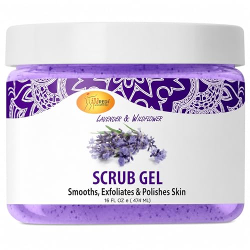 SPA REDI Pedicure Prep Exfoliating Pumice Gel, Hydrating, 16 oz