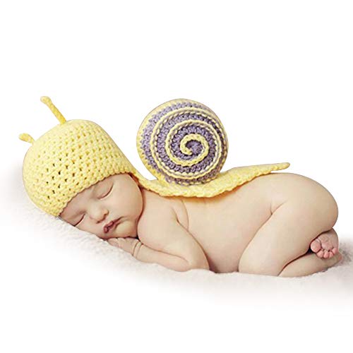 Anself Recém-nascidos Fotografia Do Bebê Adereços Menina Menino Bonito Caracol Traje Outfits Photo S