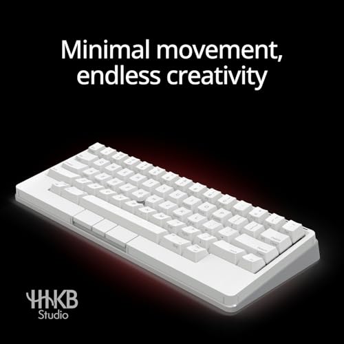 Image of HHKB - Happy Hacking Keyboard Studio (Wireless, Bluetooth, Wired, USB, Silent, Mac, Windows, Snow, Printed)