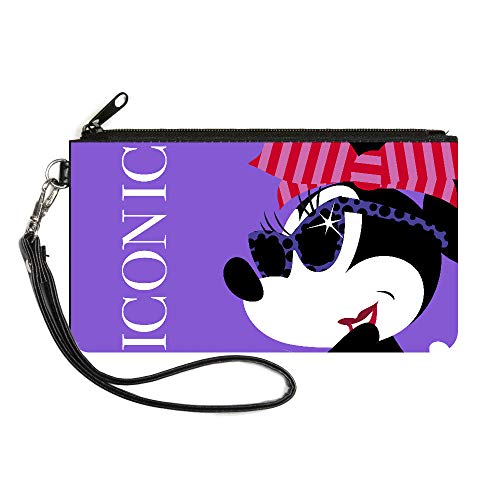 Buckle-Down Women's Standard Zip Wallet Minnie Mouse Small, 6.5