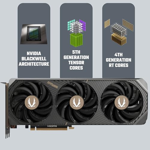 Image of ZOTAC Gaming Geforce RTX 5070 Solid Graphics Card - Black | 12 GB | DLSS 4 | GDDR7 | Advanced Cooling | Triple Fan | Spectra RGB Lights | ZT-B50700D-10P | Only Graphics Card with 5 Year Warranty