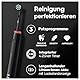 Oral-B Pro Series 3 Elektrische Zahnbürste, 3 Putzmodi, 360° Andruckkontrolle für Zahnpflege, 2 Aufsteckbürsten, 1 Reise-Etui, Designed By Braun, Schwarz