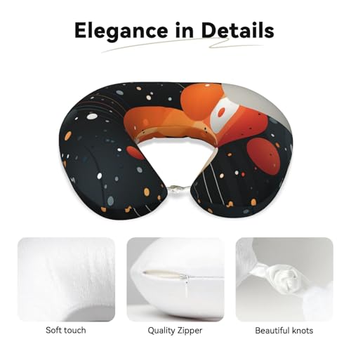 Almohada cervical de espuma viscoelástica para viaje miniatura 4
