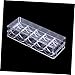 VICASKY Poker Chip Organizer Creative Chips Container Poker Chips Set Storage Box Flat Surface for Desktop