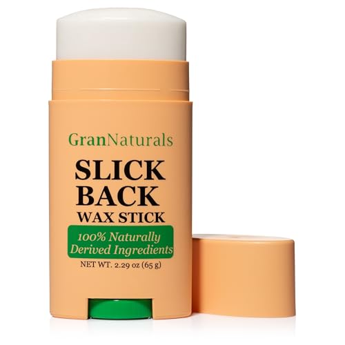 GranNaturals Slick Back Hair Wax Stick for Women - Castor, Jojoba, Coconut, Meadowfoam Oils -...