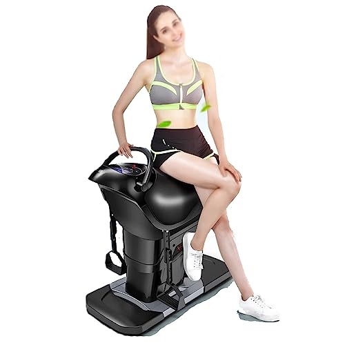 Máquina eléctrica para montar a caballo GAGALU, simulación 3D de equitación, 20 velocidades ajustables de vibración, equipo de fitness eléctrico para montar, gran pantalla LCD, manual en inglés miniatura 1
