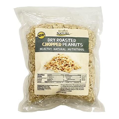 Beyond Nature Dry Roasted Chopped Peanuts – Unsalted 1 Pound Cover