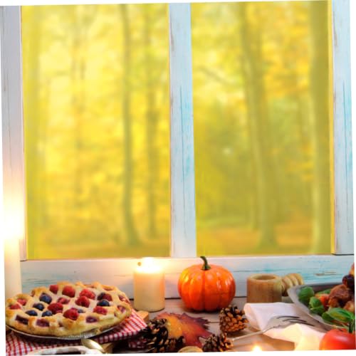 Película decorativa para ventana Zerodeko Amarilla 78.74x19.69 in miniatura 6