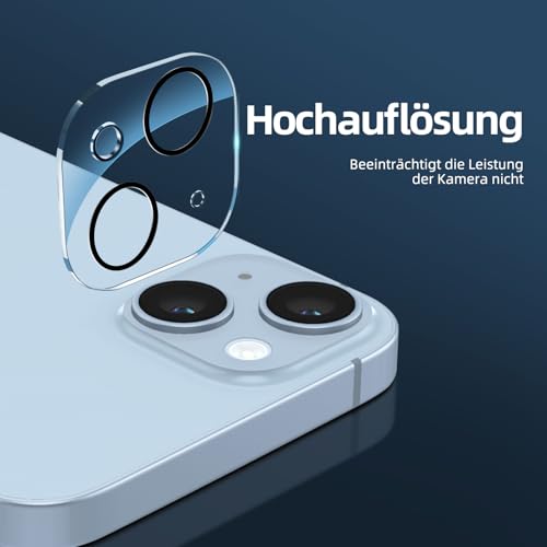 NEW'C für iPhone 14 Plus für Panzerglas + Kameraschutz – Ansicht 4