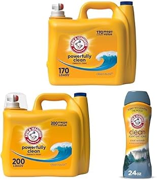 Bundle of Arm & Hammer 2LLD+ 1 Scent Booster