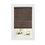 Achim Home Furnishings DSG235MH06 Cordless GII Deluxe Sundown 1' Room Darkening Mini Blind, Mahogany, 35' x 64'