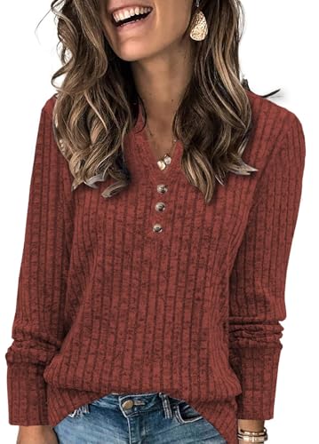 JomeDesign Womens Sweaters Long Sleeve Dressy Casual Tops Fall Outfits Fashion Clothes 2025 S-2XL