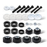 Nakkaa Subframe Body Mount Bushing Kit with Hardware Bushings Sub Frame Bolts Washers Compatible with Camaro 1967‑1972, Firebird 1967‑1972, Nova 1968‑1972